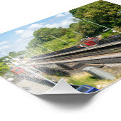Impression Photo Gare de Cottingley, Leeds (Coin)