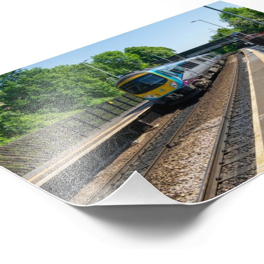 Impression Photo Gare de Deighton, Huddersfield (Coin)