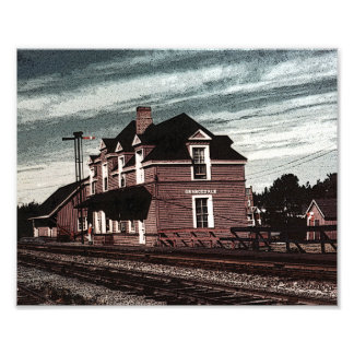 Impression Photo Gare d'Orangedale Cap Breton Nouvelle-Écosse