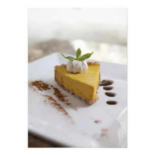 Impression Photo Gâteau au fromage et citrouille