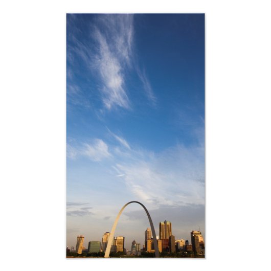 Impression Photo Gateway Arch et le centre-ville de St. Louis (Devant)
