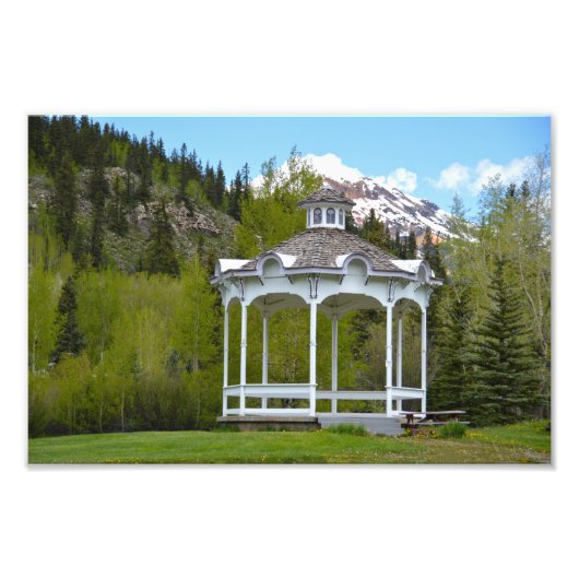 Impression Photo Gazebo, Silverton, Colorado (Devant)