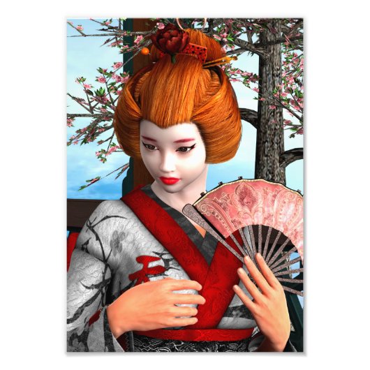 Impression Photo Geisha (Devant)