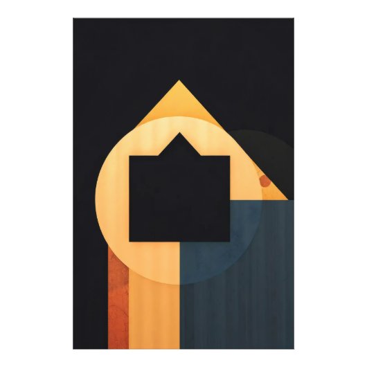 Impression Photo Geometric Harmony (Devant)