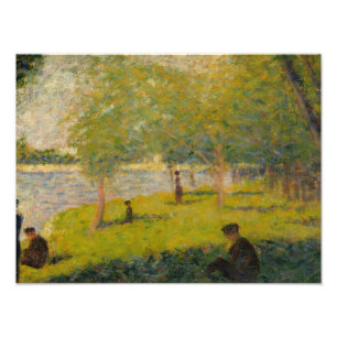 Impression Photo Georges Seurat - Etudier pour un dimanche sur La G