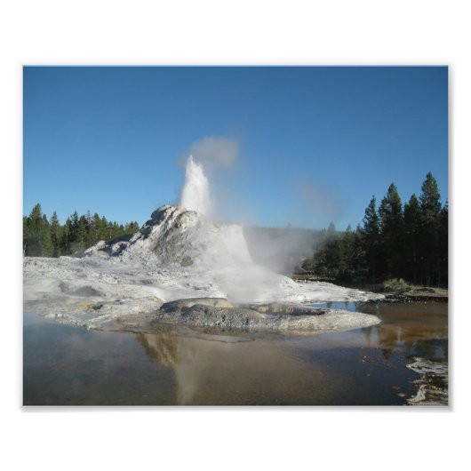 Impression Photo Geyser de Yellowstone (Devant)