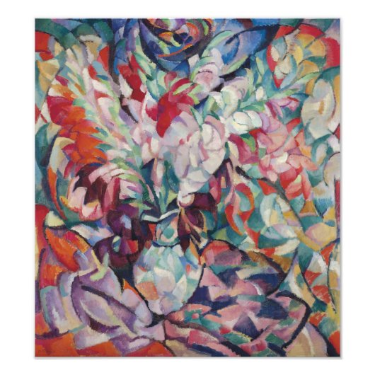 Impression Photo Gladiolus vintage à motifs floraux (Devant)