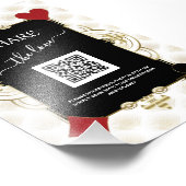 Impression Photo Glam Gold Casino Share The Love QR Code Wedding (Coin)