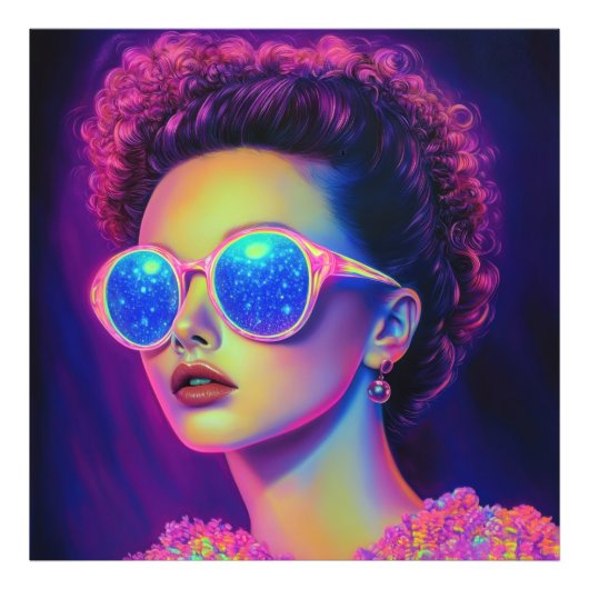 Impression Photo Glamour Neon Galaxy (Devant)
