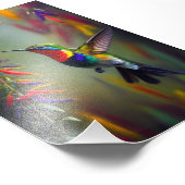 Impression Photo Gloire aux colibris, Art aux oiseaux, Colibris (Coin)