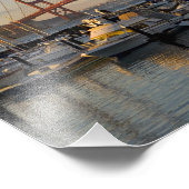 Impression Photo Golden Gate Bridge et San Francisco 2 (Coin)