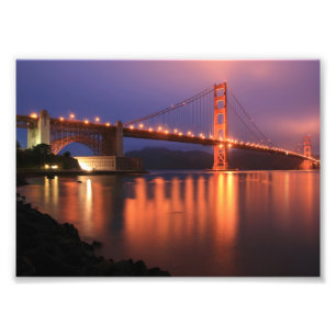 Impression Photo Golden gate bridge la nuit