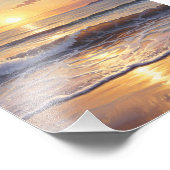 Impression Photo Golden Hour Ocean Sunset (Coin)