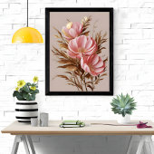 Impression Photo Golden Peony Elegance