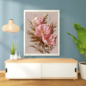 Impression Photo Golden Peony Elegance
