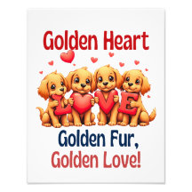 Golden Retrivers mignon chien amour
