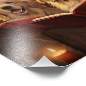 Impression Photo Golden Retrivers Noël Caroling Holiday (Coin)