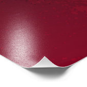 Impression Photo Golden Treble Clef avec fleurs Roses (Coin)