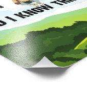 Impression Photo Golf Je joue au golf et je sais quelque chose pour (Coin)