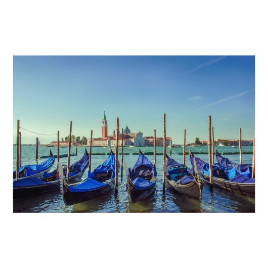 Impression Photo Gondolas à Venise, Italie (Devant)