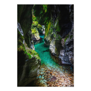 Impression Photo gorge de Soca en Slovénie