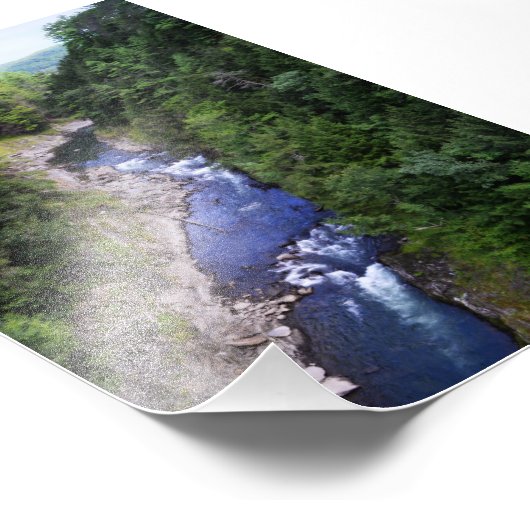 Impression Photo Gorge du Quechee, Vermont (Coin)