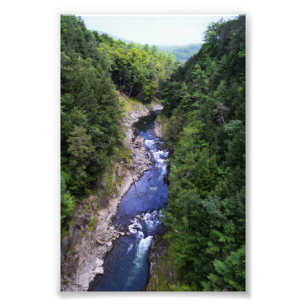 Impression Photo Gorge du Quechee, Vermont
