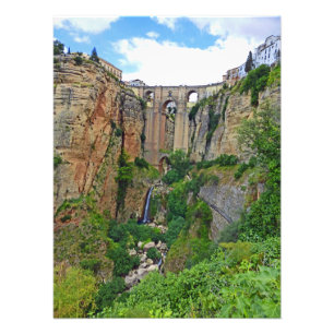 Impression Photo Gorge Ronda, Espagne