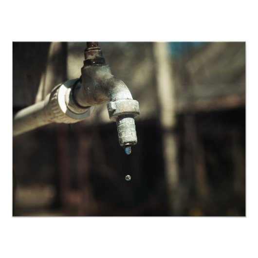 Impression Photo Goutte d'eau (Devant)