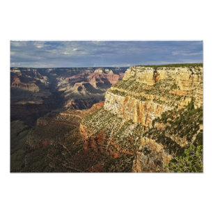 Impression Photo Grand Canyon depuis la rive sud au coucher du sole