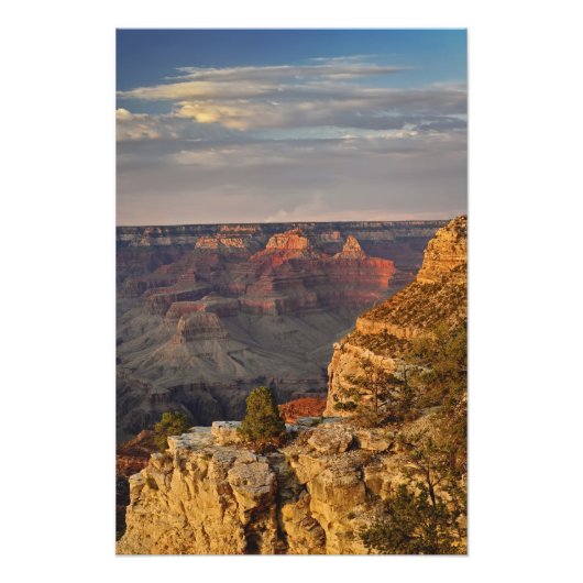 Impression Photo Grand Canyon du bord sud au coucher du soleil, 2 (Devant)