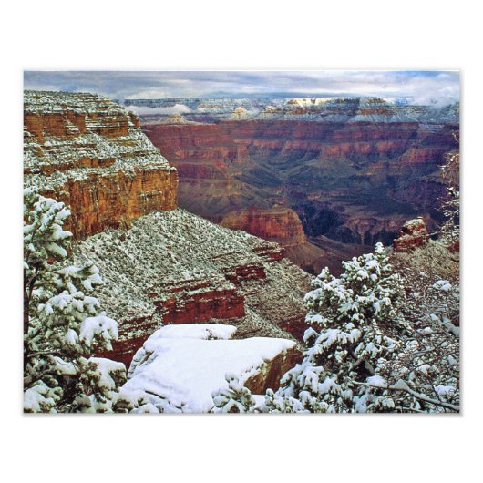 Impression Photo Grand Canyon en hiver (Devant)