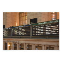 Grand Central Hudson Harlem Train Départs NYC