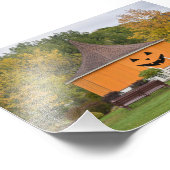 Impression Photo Grand Citrouille Gazebo, Newport, Vermont (Coin)