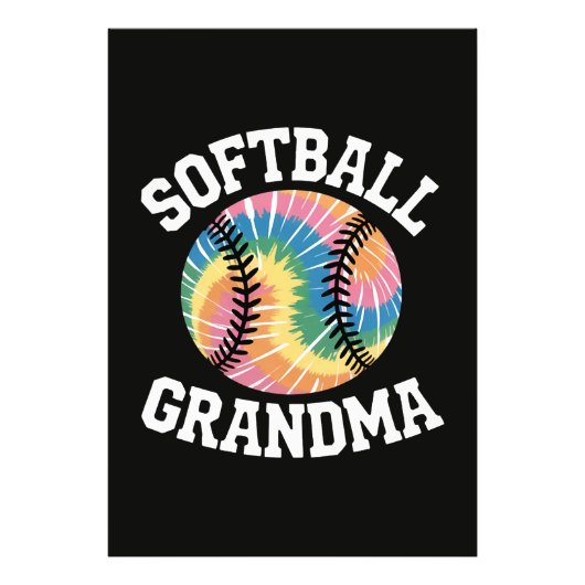 Impression Photo Grand-mère de softball (Devant)