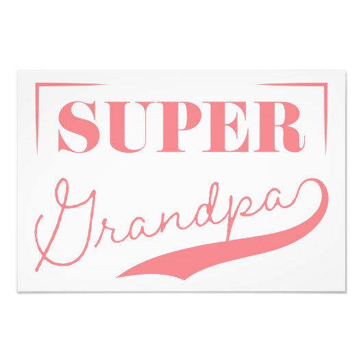 Impression Photo Grand-père (Devant)