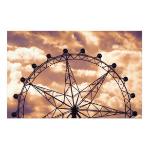 Impression Photo Grande roue sur ciel