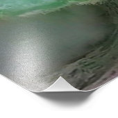 Impression Photo grandes vagues bleues (Coin)