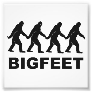 Impression Photo Grands pieds de Bigfoot