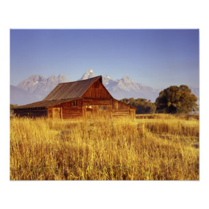 Impression Photo Grange de Moulton sur la rangée du mormon