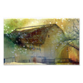 Impression Photo Grange d'hiver (Devant)