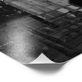 Impression Photo Grange en noir et blanc (Coin)