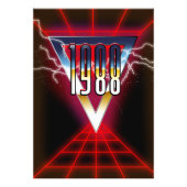 Impression Photo Graphique de Tech noir 1988 (Devant)