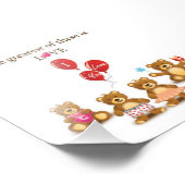Impression Photo Graphiques vectoriels de nounours adorable COL CUT (Coin)