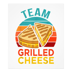 Impression Photo Graphisme de l'amoureux du sandwich au fromage gri