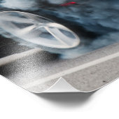 Impression Photo Gravure de voiture noire (Coin)