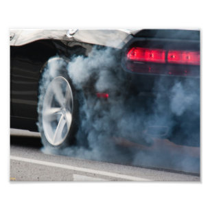 Impression Photo Gravure de voiture noire