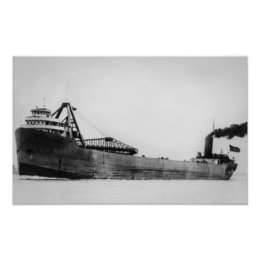 Impression Photo Great Lakes freighter Carl D. Bradley (Devant)