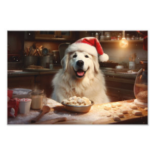 Impression Photo Great Pyrenees Noël Cookies Festive Vacances
