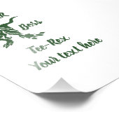 Impression Photo Green Trex le Boss Dino (Coin)
